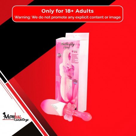 Butterfly Clitoris 6 Function Rotation Rabbit Vibrator RV-017