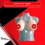 Silicone Breast 550 gms/pair with Transperant Bra SBP-001