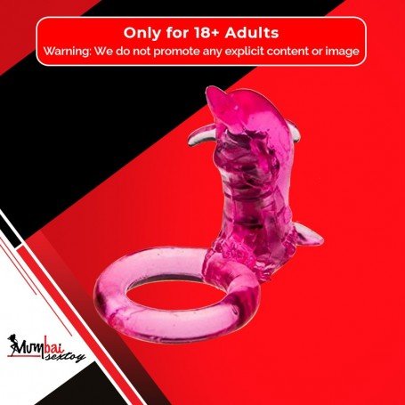 Dolphin Cock Ring Vibrator CR-005