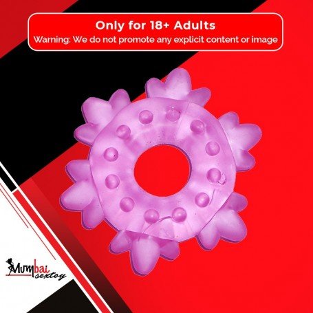 Heavy Cock Ring-Ice Flower CR-006