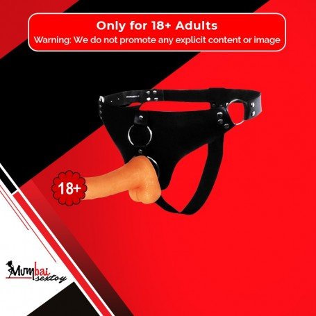 Mr. Limpy Whopper 7.8 Vibrating Female Lesbian Strap On SO-012