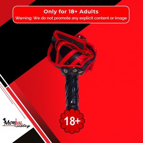 Black Red Edge Leather Harness Lesbian Strapon SO-025