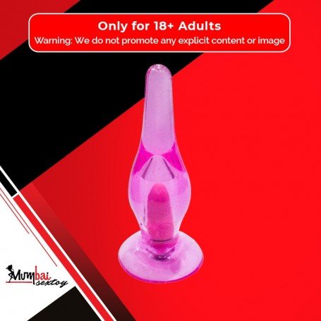 Crystal Anal Vibrating Butt Plug With Suction Cup AD-025