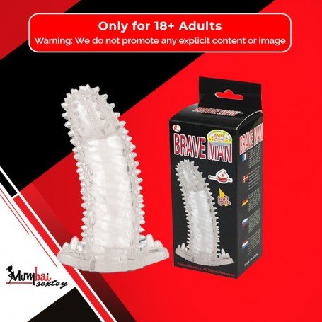 BRAVE MAN Crystal Penis Extension Sleeve PES-024
