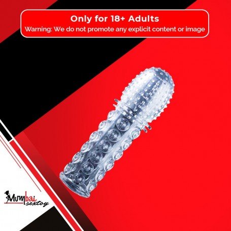 Crystal Penis Sleeve Textured Extension PES-021