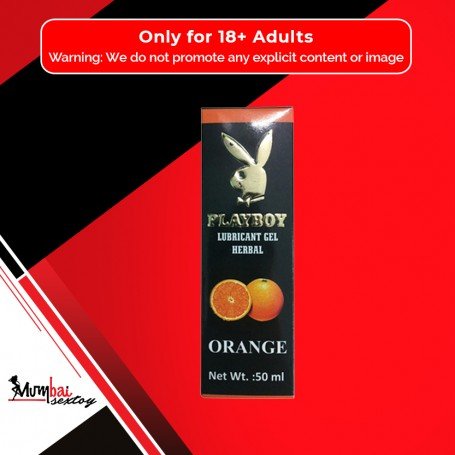 Playboy Lubricant Water Based Gel - Orange Flavoured CGS-033