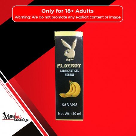 Playboy Lubricant Water Based Gel - Banana Flavoured CGS-031