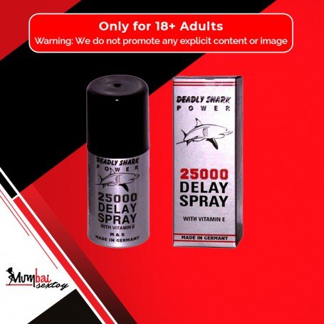 Deadly Shark 25000 Delay Spray for Men with Vitamin E DTZ-007