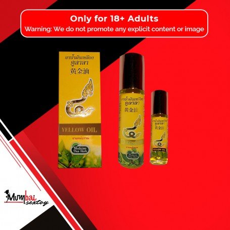 Thai herbal massage yellow oil THP-001