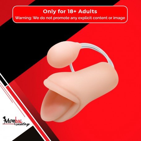 Silicone Male Masturbator with Tongue MMT-028