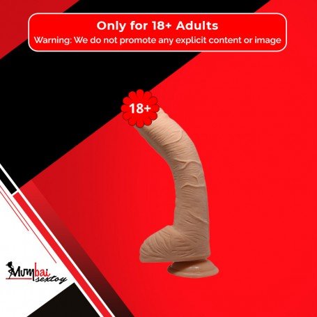 Realistic Non-vibrator with Round Balls and Suction Base RSNV-029